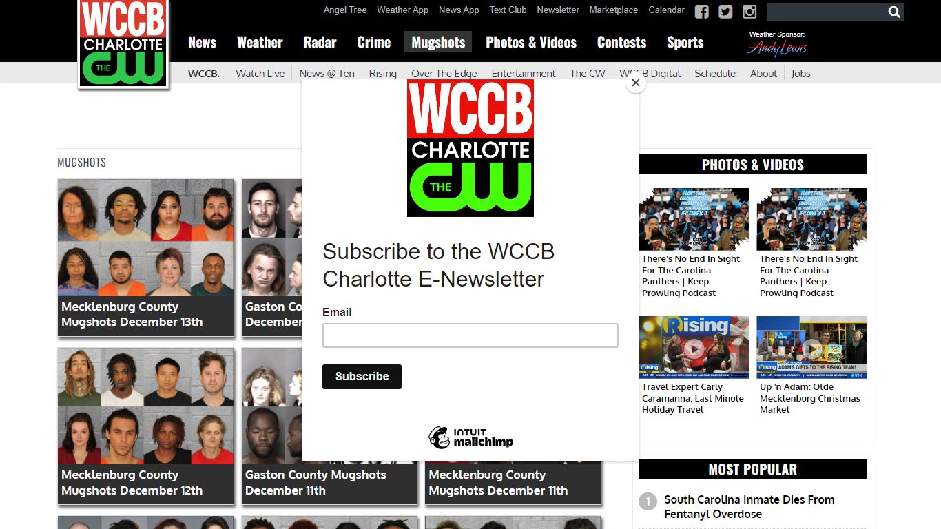 Mugshots - WCCB Charlotte's CW